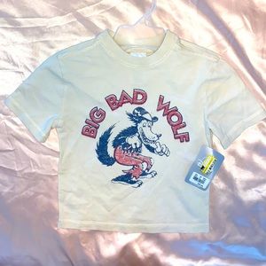 Boys Big bad wolf  Disney tee size 3